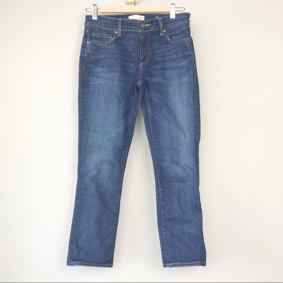 LOFT Denim - LOFT Modern Kick Crop Denim Ankle Blue Jeans